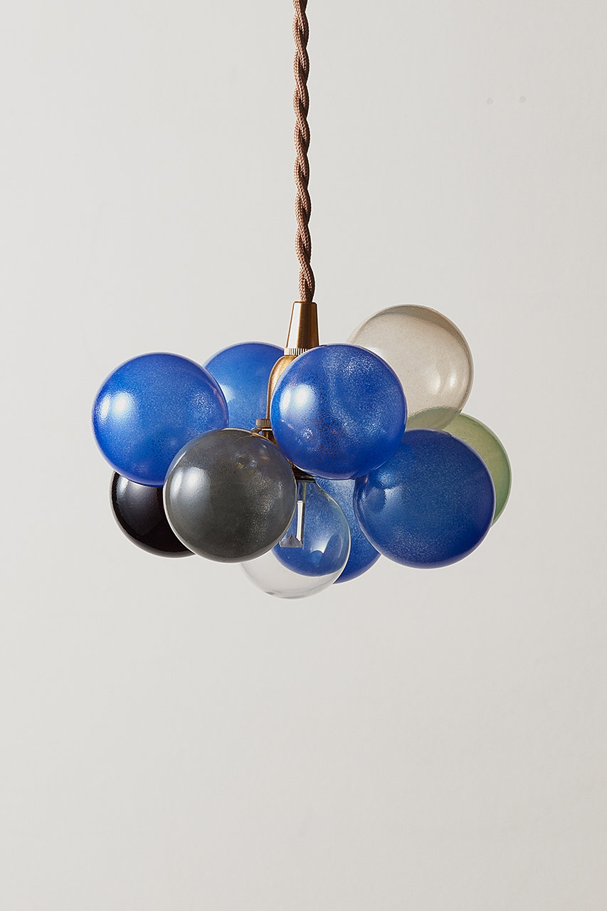 オカベマキコ/okabemakikoの【予約販売】【抽選販売】しゃぼんランプ A(グレー×ブルー ミックス/A)