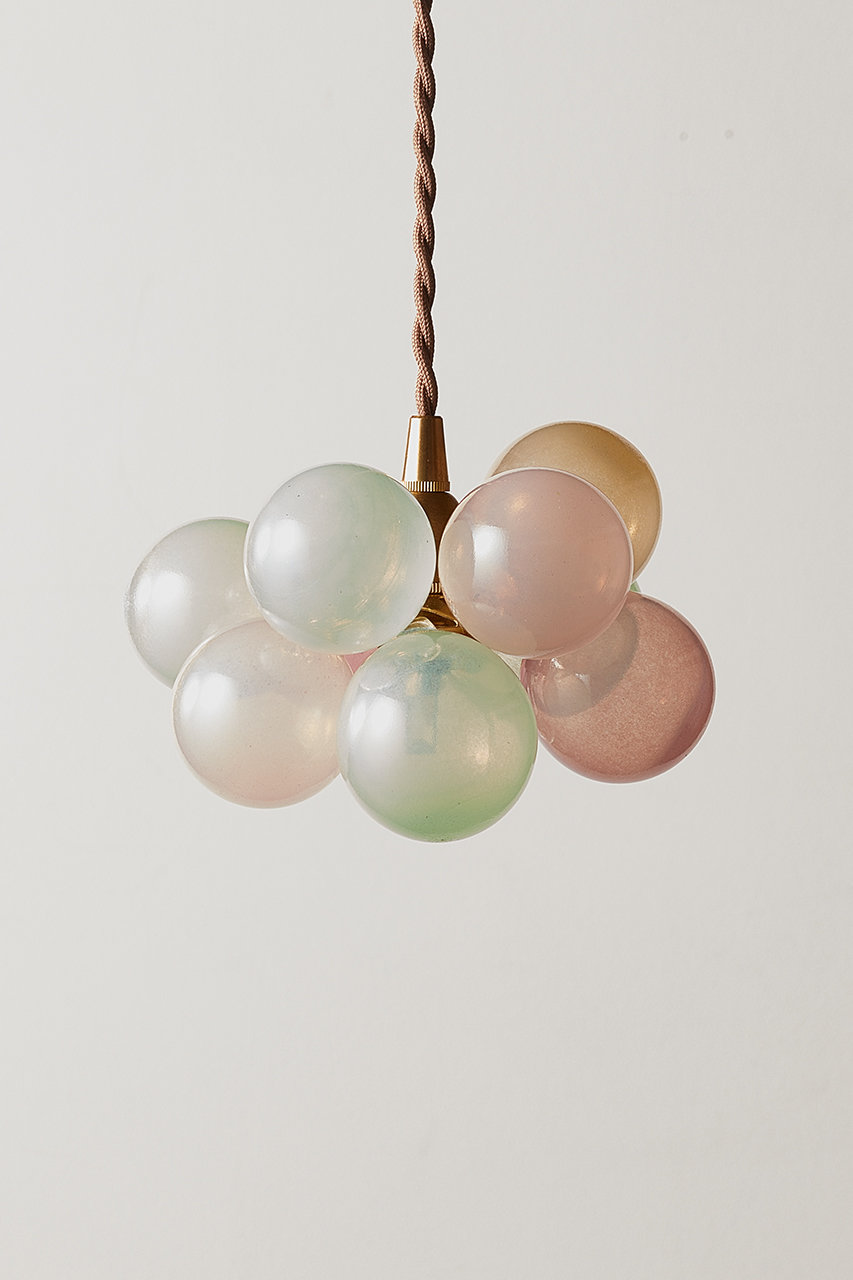 オカベマキコ/okabemakikoの【予約販売】【抽選販売】しゃぼんランプ B(パステルグリーン×ピンク ミックス/B)