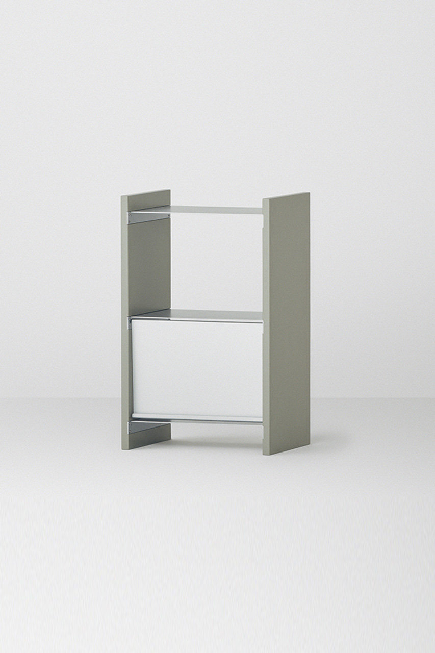 ワンス/ONCEのShelf 45／Two 1(モスグレー/ON-SH45-T1-BG)