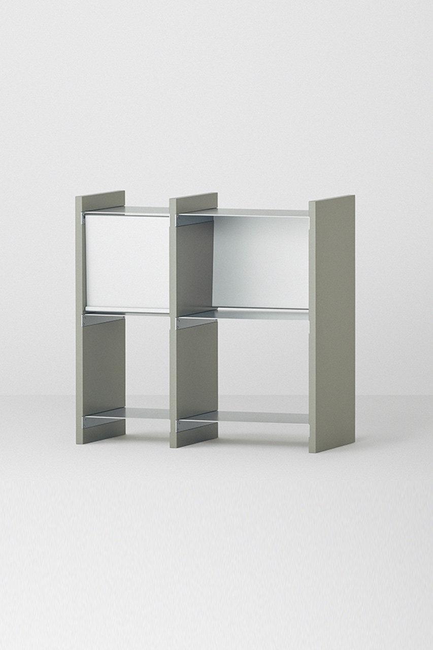 ワンス/ONCEのShelf 30＋45／Two2(モスグレー/ON-SH3045-T2-BG)