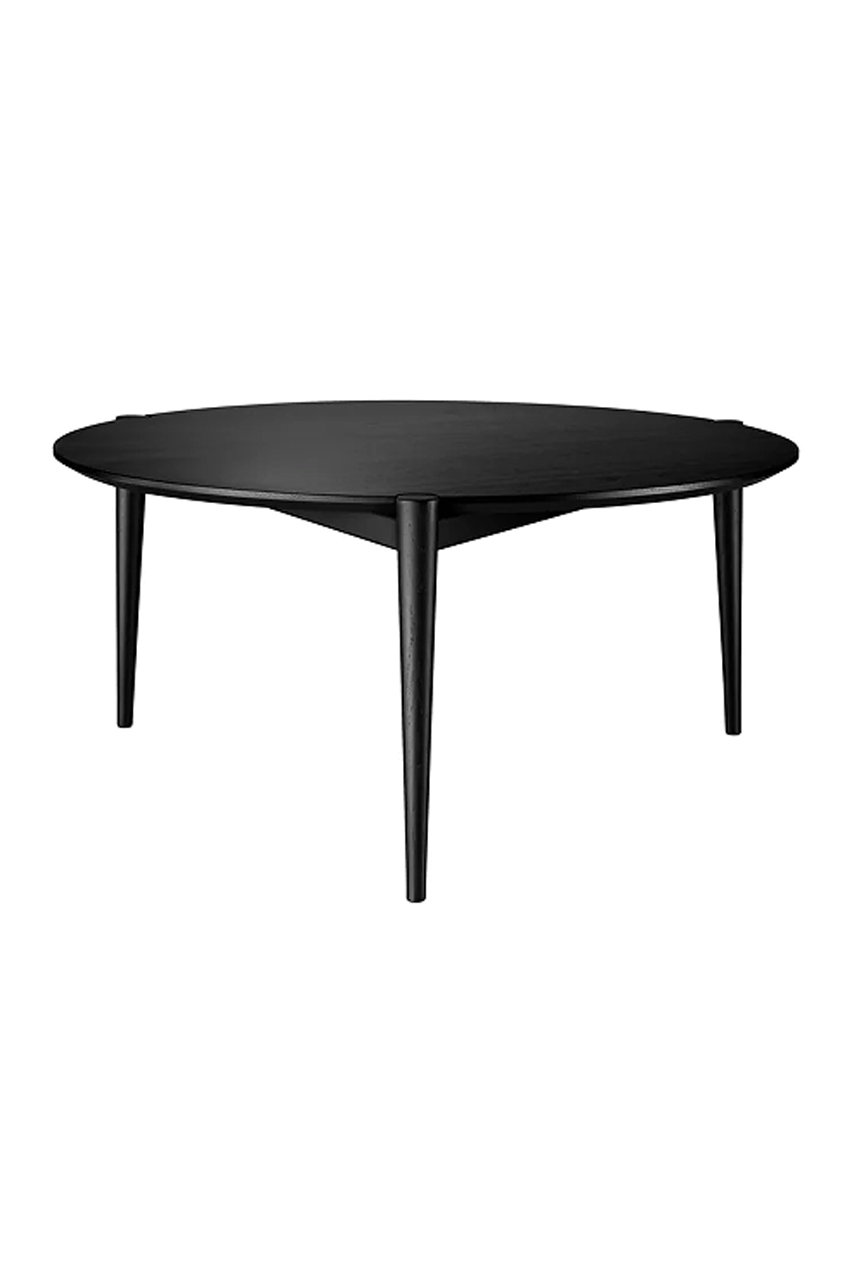 エフディービー モブラー/FDB MoblerのD102 ラウンドテーブル Φ85cm(ブラック/d102-850-black)