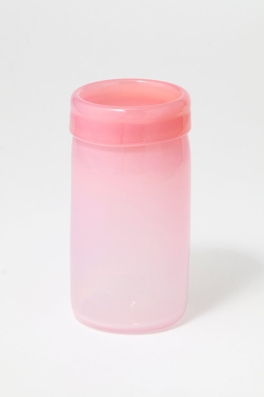 ツジ ミユコ/miyuko tsujiのrim vase(pink/-)
