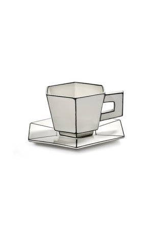 セラックス/SERAXのカルトブランシュ カプチーノ カップ＆ソーサー 2客セット(510100/510102)