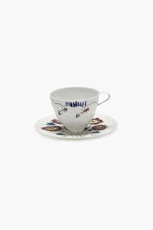 セラックス/SERAXの【SERAX×MARNI】ミッドナイト フラワーズ コーヒーカップ＆ソーサー 2客セット(510100/510102)