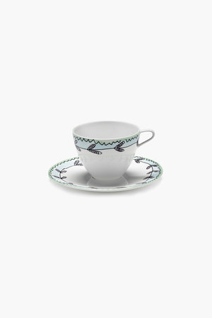セラックス/SERAXの【SERAX×MARNI】ミッドナイト フラワーズ コーヒーカップ＆ソーサー 2客セット(510100/510102)