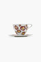 【SERAX×MARNI】ミッドナイト フラワーズ カプチーノカップ＆ソーサー 2客セット セラックス/SERAX