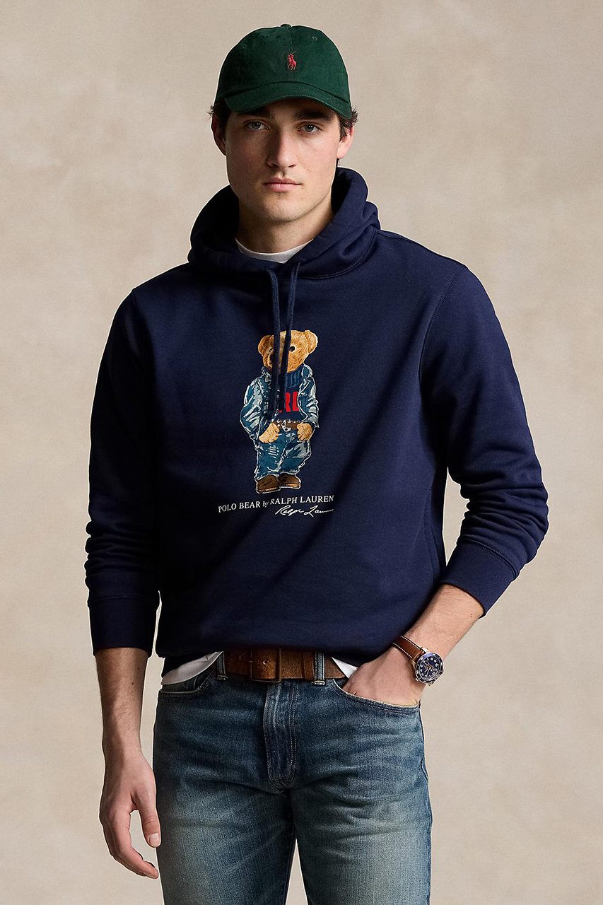 RALPH LAUREN(ラルフローレン)｜【MEN】【POLO RALPH LAUREN】POLO ベア フリース フーディ/ネイビー  の通販｜ELLESHOP・(エル・ショップ)