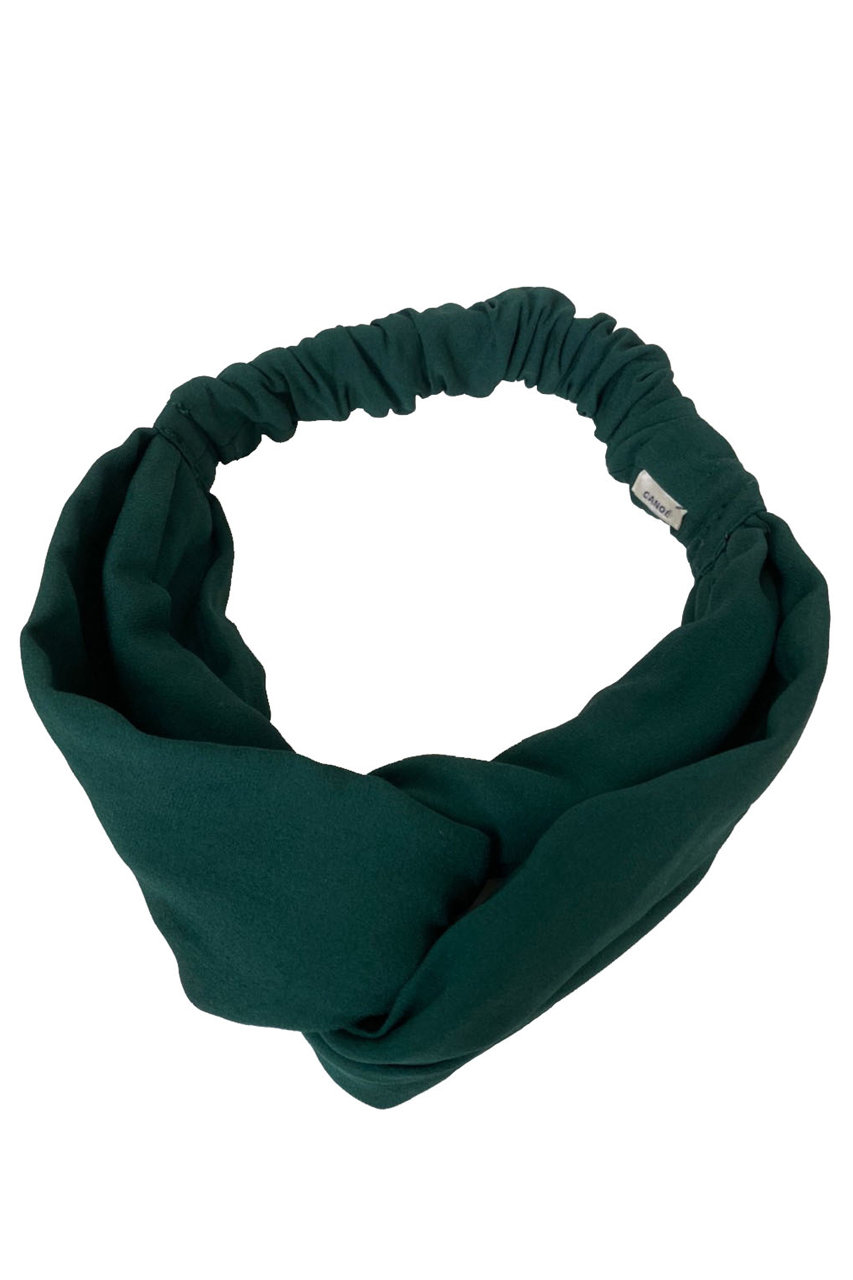 Women S Health ウィメンズヘルス Canoe Collaborating With Shuco Hair Band Mix Seine Blue Canoe Mat D Green の通販 Elleshop エル ショップ